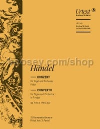 Organ Concerto in F major, Op. 4, No. 5, HWV293 - wind parts