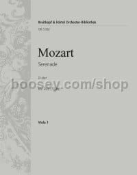 Serenade in D major K. 203 (189b) - viola part