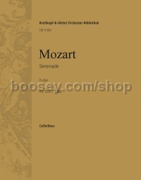 Serenade in D major K. 203 (189b) - cello/double bass part