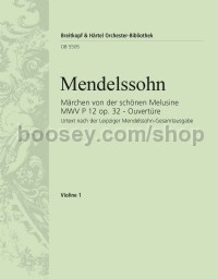 Märchen von der schönen Melusine, op. 32 - Ouvertüre - violin 1 part