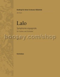 Symphonie espagnole, op. 21 - double bass part