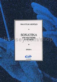 Sonatina for Recorder, Op. 41