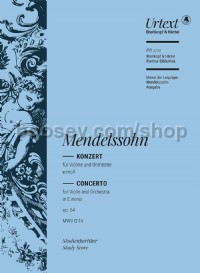 Violin Concerto in E minor Op. 64 MWV O 14 (Study Score)