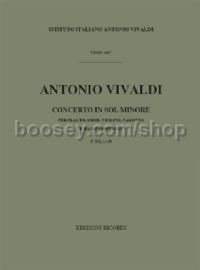 Concerto in G Minor, RV 105 (Mixed Quartet & Basso Continuo)
