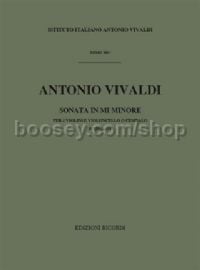 Trio Sonata in E Minor, RV 67 (Violin Duo & Basso Continuo)