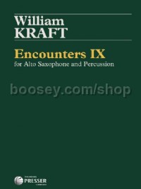 Encounters IX (alto saxophone and percussion)
