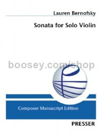 Sonata for Solo Violin