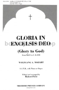 Gloria In Excelsis Deo (Glory to God) (choir and piano)