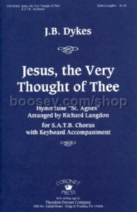 Jesus, The Very Thought of thee (SATB Voices)