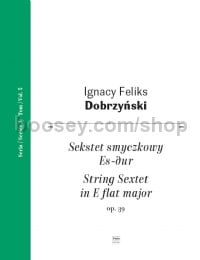 String Sextet in E flat major (Score & Parts)
