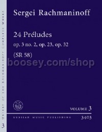 24 Préludes op. 3 No. 2, op. 23, op. 32 SR 58 (Piano Solo)