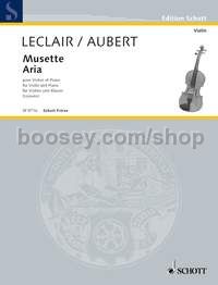 Musette/Aria - violin & piano
