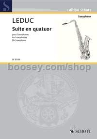 Suite en Quatuor - 4 saxophones (study score)