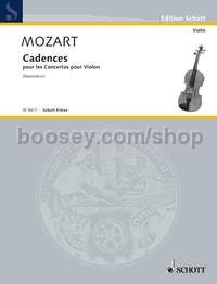 Cadences to the Violin Concertos - violin