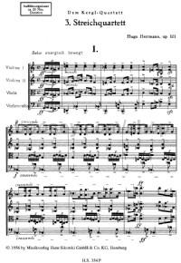 String Quartet No. 3 (Score) -Digital Sheet Music