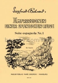 Impressionen einer spanischen Reise (Suite espagnola Nr. 1 für Gitarre)