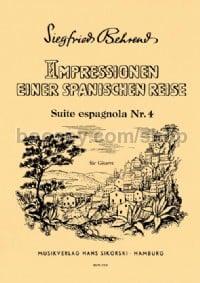 Impressionen einer spanischen Reise (Suite espagnola Nr. 4 für Gitarre)