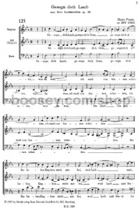 3 Lied-Motets (Choir) -Digital Sheet Music