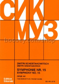 Symphony No.15 in A major Op 141 (pocket score)