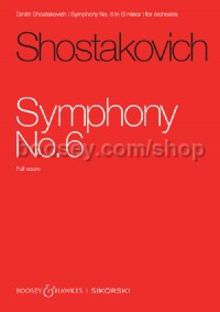 Symphony No. 6 in B minor, op. 54 (Full Score)