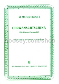 Chowanschtschina (Libretto)