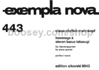 Hommage a Steven Kazuo Takasugi (Study Score)