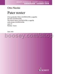 Pater noster op. 33 (choral score)