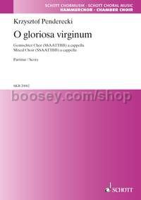 O gloriosa virginum - mixed choir (SSAATTBB) a cappella (score)