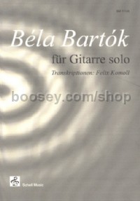Béla Bartók für Gitarre Solo