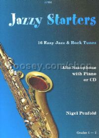 Jazzy Starters For Alto Sax (Book & CD)