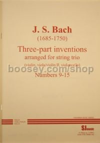 3-part inventions, Nos. 9-15 - String Trio