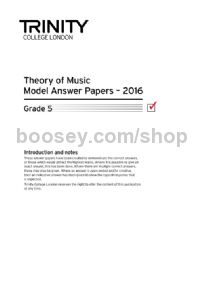 Theory Model Answers 2016: Grade 5