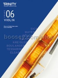 Violin Exam Pieces From 2020: Grade 6