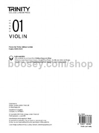 Violin Exam Pieces 2020–2023: Grade 1 (part only)