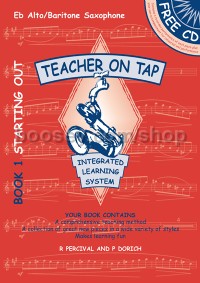 Teacher on Tap (Book 1 + CD) - Alto/Baritone Saxophone