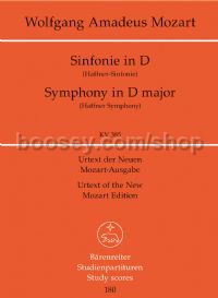 Symphony No.35 in D major 'Haffner' KV385 (Study Score)