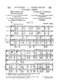 Shepherd's Christmas Songs (SATB)