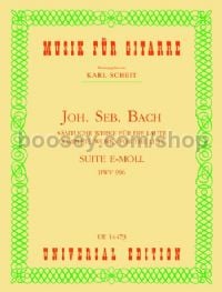 Lute Suite in E minor BWV 996 - Guitar