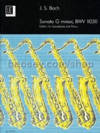 Sonata in G minor BWV 1020 (trans. Harle for Eb/Bb saxophone & piano)