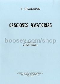 Canciones Amatorias Voice & piano