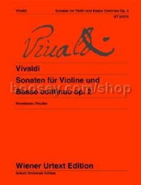 Vivaldi Sonatas Op2 Violin & Basso Continuo (Wiener Urtext Edition)