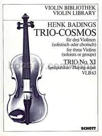 Trio-Cosmos Nr. 11 - 3 violins