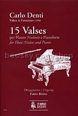 15 Valses for Flute (Violin) & Piano (1998) (score & parts)