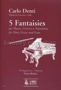 5 Fantaisies for Flute (Violin) & Piano (1998) (score & parts)