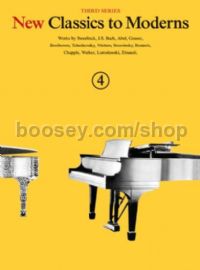 New Classics to Moderns, Book 4 - piano
