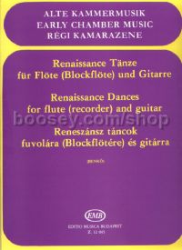 Renaissance Dances for flute (recorder) & guitar