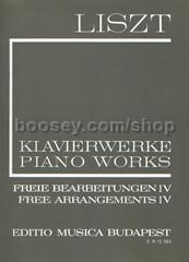 Free Arrangements IV (II/4) for piano solo