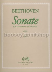 Sonata in G minor, op. 5 no. 2 - double bass & piano
