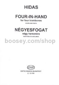 Four-in-Hand - 4 trombones (score & parts)