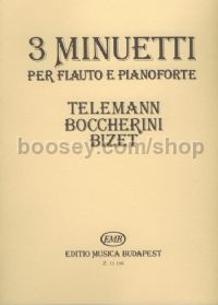 3 Minuetti - flute & piano